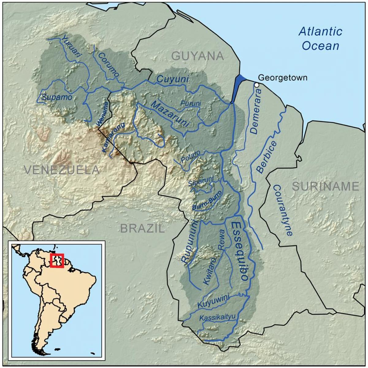 Guyana riek mapu