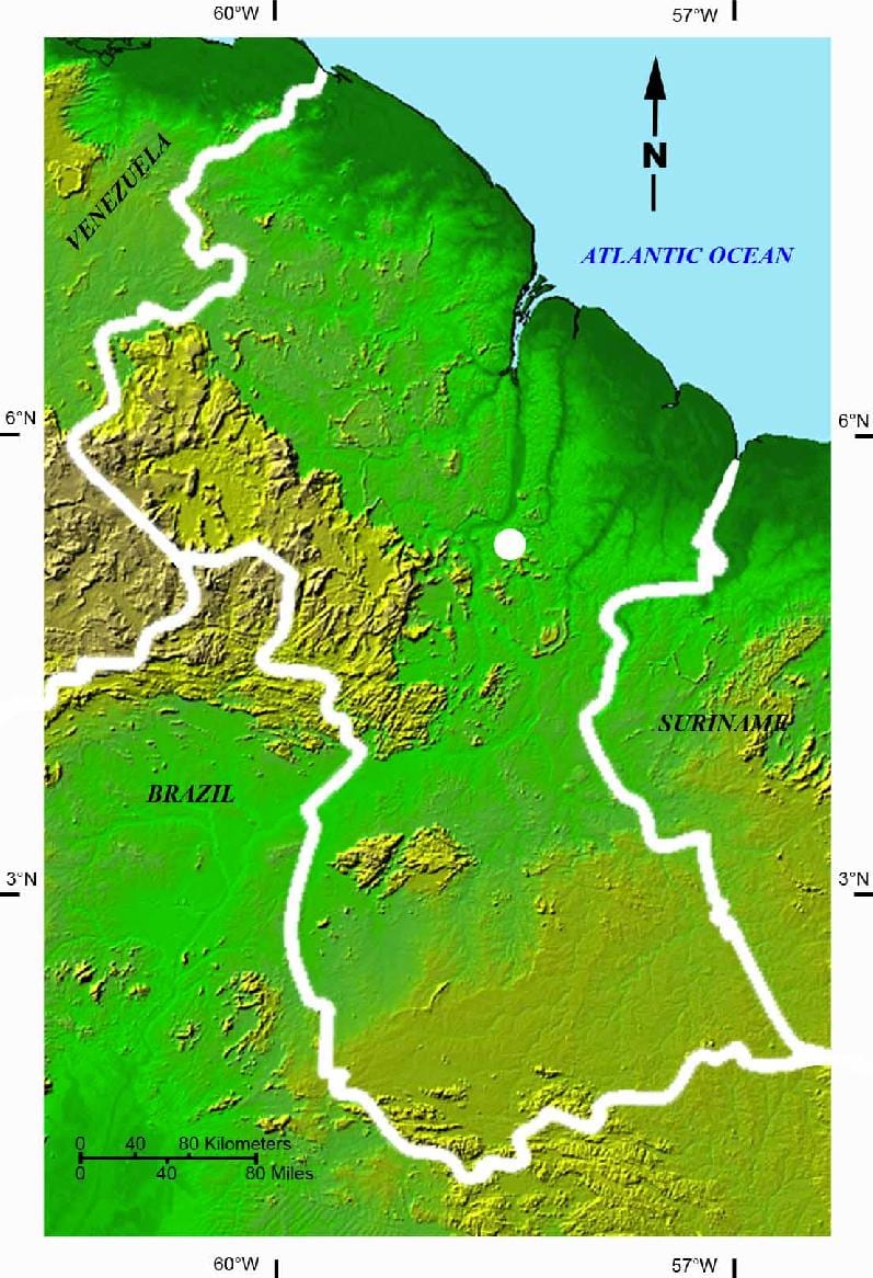 mapu, satelitné mapy, Jamajkou